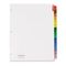 Wilson Jones Multi-Dex Index Assorted Color 15-Tab, Labeled 1-15, Letter, 15/Set WLJ91503