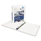 Wilson Jones Premium Single-Touch Locking Round Ring View Binder, 1" Capacity, White WLJ87902