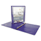 Wilson Jones Premium Single-Touch Locking Round Ring View Binder, 2" Capacity, Blue WLJ87907