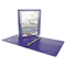 Wilson Jones Premium Single-Touch Locking Round Ring View Binder, 3" Capacity, Blue WLJ87910