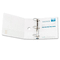 Wilson Jones Professional Plus No-Gap D-Rings Vinyl View Binder, 5" Capacity, White WLJ86650
