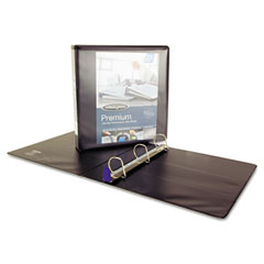 Wilson Jones Professional Plus No-Gap Vinyl View D-Ring Binder, 1-1/2" Capacity, Black WLJ86661