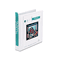 Wilson Jones Professional Plus No-Gap Vinyl View D-Ring Binder, 1-1/2" Capacity, White WLJ86660