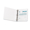 Wilson Jones Professional Plus No-Gap Vinyl View D-Ring Binder, 1-1/2" Capacity, White WLJ86660