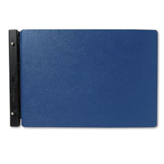 Wilson Jones Raven Vinyl-Guarded Post Binder, 11 x 17, 8-1/4 Center, Light Blue WLJ22665N