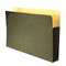 Wilson Jones Recycled File Pocket, Straight Cut, Legal, 3 1/2 Inch Expansion, Green WLJWCC78RG