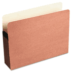 Wilson Jones Redrope File Pocket with Manila Lining, 5 1/4 Inch Expansion, Letter, 1/ea WLJ66