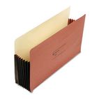 Wilson Jones Seven Inch Expansion File Pocket, Straight, Legal, Redrope, 10/Box WLJ78CG