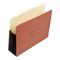 Wilson Jones Seven Inch Expansion Pocket, Straight, Letter, Redrope, 10/Box WLJ68CG