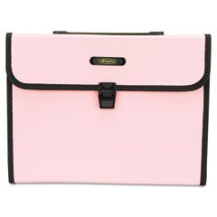 Wilson Jones Seven-Pocket Expanding File, 5 1/4 Inch Expansion, Letter, Pink WLJ61012