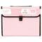 Wilson Jones Seven-Pocket Expanding File, 5 1/4 Inch Expansion, Letter, Pink WLJ61012