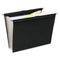 Wilson Jones Slidebar File with Expanding 13 Pockets, Poly, Letter, Black WLJ68205