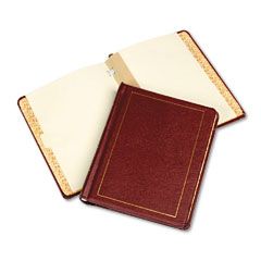 Wilson Jones Three-Post Binder for Corporation Minute Sheets, 11 x 8-1/2, Red WLJ39611