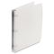 Wilson Jones Translucent Poly Round Ring Binder, 1" Capacity, Clear WLJ40755