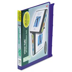 Wilson Jones View-Tab Round Ring Presentation Binder, 5-Tab Style, 5/8" Capacity, Blue WLJ55366
