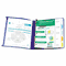 Wilson Jones View-Tab Round Ring Presentation Binder, 5-Tab Style, 5/8" Capacity, Blue WLJ55366