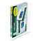 Wilson Jones View-Tab Round Ring Presentation Binder, 8-Tab Style, 1" Capacity, White WLJ55094