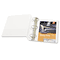Wilson Jones Vinyl Round Ring Locking View Binder, 3" Capacity, White WLJ36349W