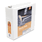 Wilson Jones Vinyl Round Ring Locking View Binder, 3" Capacity, White WLJ36349W