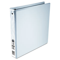 Wilson Jones Vinyl Round Ring View Binder, 8-1/2 x 5-1/2, 1" Capacity, White WLJ36210W
