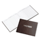 Wilson Jones Visitor Register Book, Red Hardcover, 112 Pages, 8 1/2 x 11 1/2 WLJS490