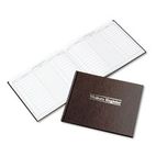 Wilson Jones Visitor Register Book, Red Hardcover, 112 Pages, 8 1/2 x 11 1/2 WLJS490