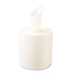 Windsoft Nonperforated Paper Towel Roll, 8 x 800', Bleached White, 12/Carton WNS1290