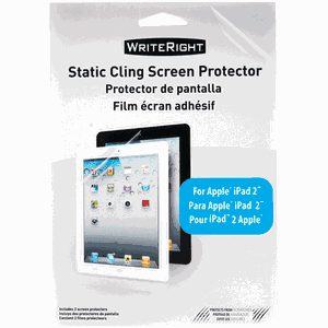WriteRight Screen Protectors for The iPad 3G/iPad 2, 2 Pack (9227801)