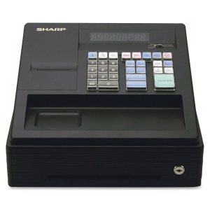 SHARP XE-A107 レジスター ブラック Sharp Xea107 Led 80-Price Look-Ups Cash Register