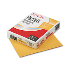 Xerox Multipurpose Pastel Colored Paper, 20-lb, Letter, Gold, 500 Sheets/Ream XER3R11055