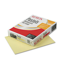 Xerox Multipurpose Pastel Colored Paper, 20-lb, Letter, Yellow, 500 Sheets/Ream XER3R11053