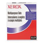 Xerox Single-Reverse Collated Index Dividers, 5-Tab, 9 x 11, White, 250/Pack XER3R4416