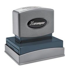Xstamper Custom Message Stamp, Pre-Inked, N22, 1 15/16 x 2 15/16 XST1XPN22