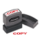 Xstamper ECO-GREEN Title Message Stamp, COPY, Pre-Inked/Re-Inkable, Red XST1359