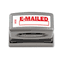 Xstamper ECO-GREEN Title Message Stamp, E-MAILED, Pre-Inked/Re-Inkable, Red XST1650