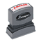 Xstamper ECO-GREEN Title Message Stamp, E-MAILED, Pre-Inked/Re-Inkable, Red XST1650
