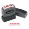 Xstamper ECO-GREEN Title Message Stamp, E-MAILED, Pre-Inked/Re-Inkable, Red XST1650