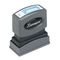 Xstamper ECO-GREEN Title Message Stamp, ENTERED, Pre-Inked/Re-Inkable, Blue XST1205