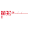 Xstamper ECO-GREEN Title Message Stamp, ENTERED, Pre-Inked/Re-Inkable, Red XST1822