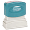 Xstamper ECO-GREEN Title Message Stamp, FAXED, Pre-Inked/Re-Inkable, Red XST1350