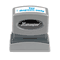 Xstamper ECO-GREEN Title Message Stamp, for DEPOSIT ONLY, Pre-Inked/Re-Inkable, Blue XST1333