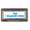 Xstamper ECO-GREEN Title Message Stamp, for DEPOSIT ONLY, Pre-Inked/Re-Inkable, Blue XST1333