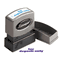 Xstamper ECO-GREEN Title Message Stamp, for DEPOSIT ONLY, Pre-Inked/Re-Inkable, Blue XST1333