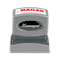 Xstamper ECO-GREEN Title Message Stamp, MAILED, Pre-Inked/Re-Inkable, Red XST1218