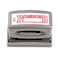 Xstamper ECO-GREEN Title Message Stamp, POSTED, Pre-Inked/Re-Inkable, Red XST1211