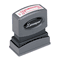 Xstamper ECO-GREEN Title Message Stamp, POSTED, Pre-Inked/Re-Inkable, Red XST1211
