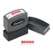 Xstamper ECO-GREEN Title Message Stamp, REVISED, Pre-Inked/Re-Inkable, Red XST1219