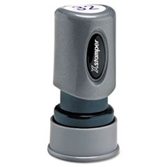 Xstamper ECO Round Custom Message, Pre-Inked/Re-Inkable, Five Colors XST1XPN32