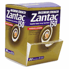 Zantac Maximum Strength 150mg Acid Reducer, 1 per Pack, 80 Packs/Box PFYBXZA80