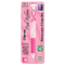 Zebra Breast Cancer Awareness Clip-On Ballpoint Retractable Pen, Black/Red Ink, Fine ZEB32071